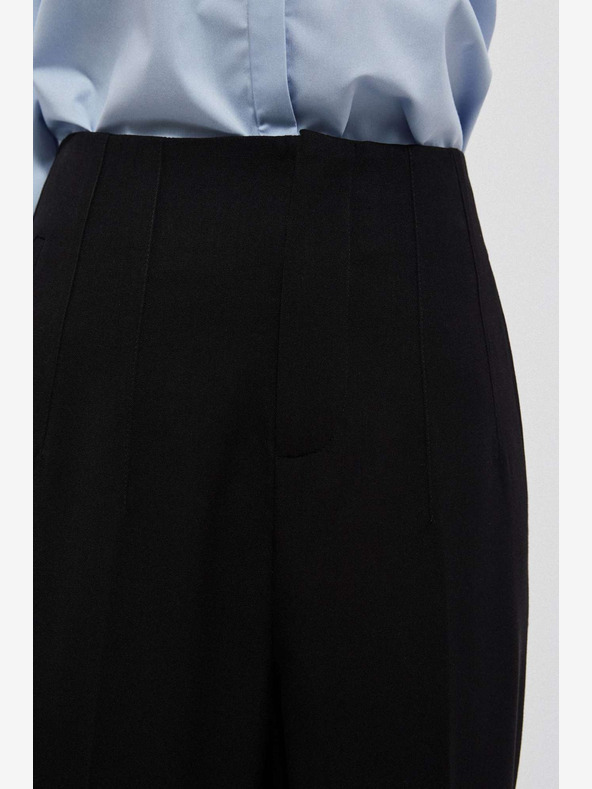 Moodo Čierne dámske nohavice Moodo