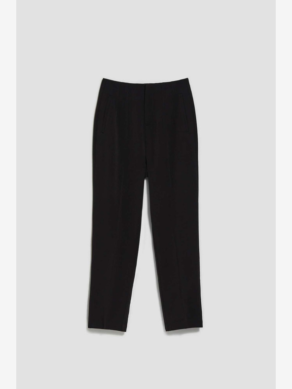 Moodo Čierne dámske nohavice Moodo