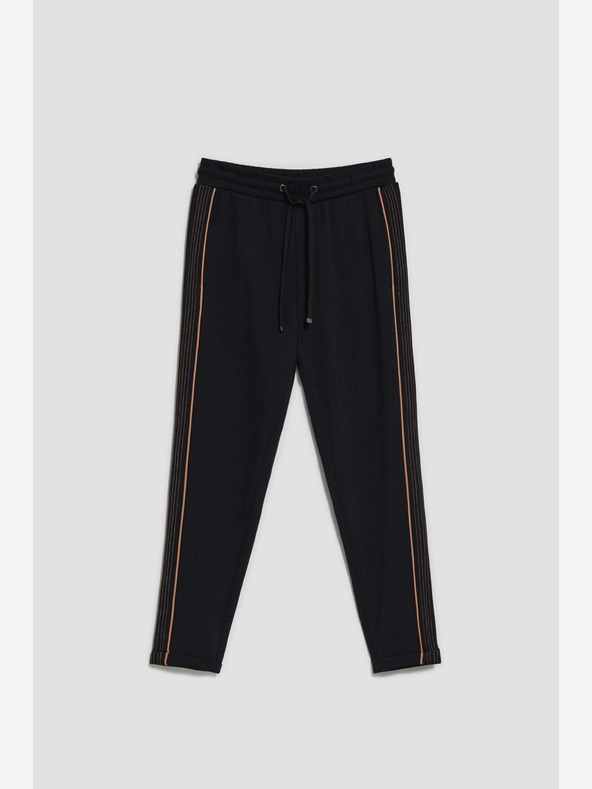 Moodo Čierne dámske nohavice Moodo