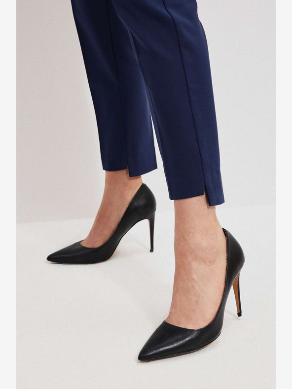 Moodo Tmavomodré dámske nohavice Moodo