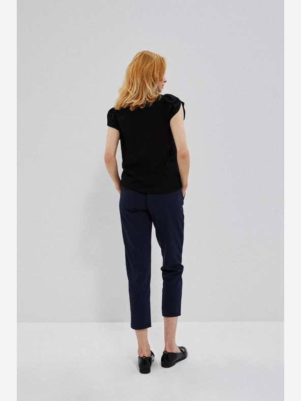 Moodo Tmavomodré dámske nohavice Moodo