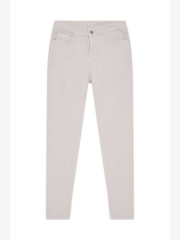 Moodo Svetlošedé dámske nohavice Moodo