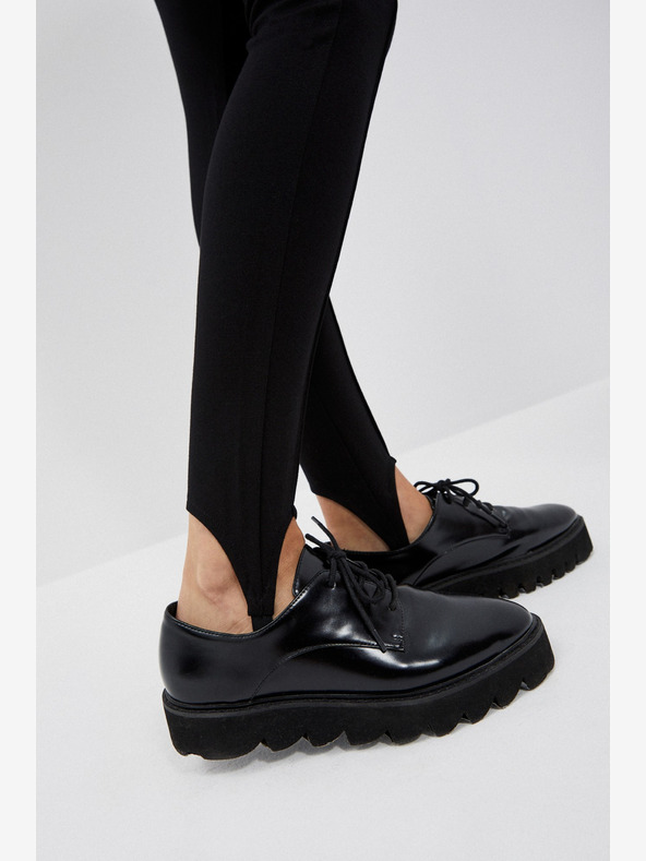 Moodo Čierne dámske nohavice Moodo