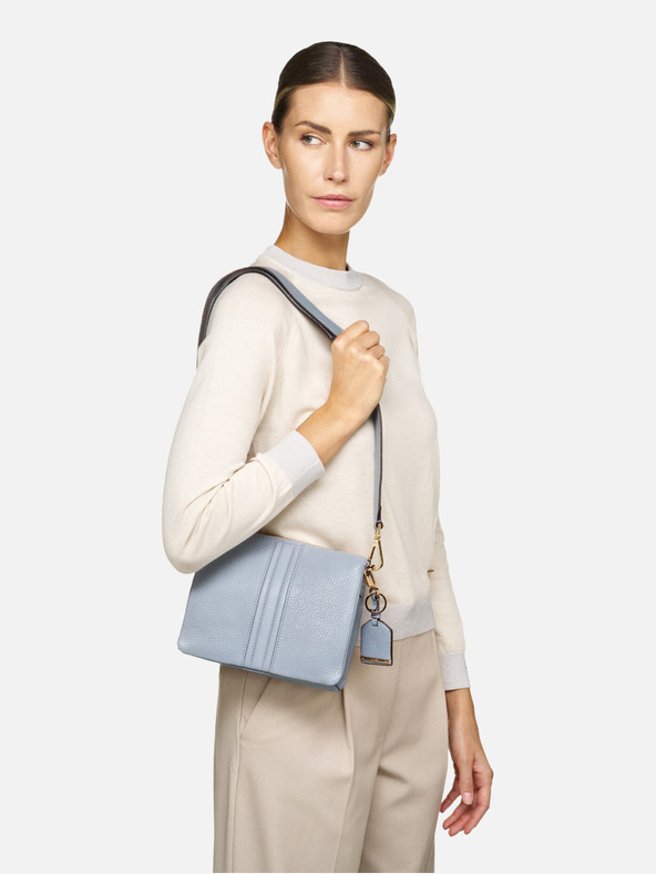 Geox Svetlomodrá dámska kabelka Geox Clarissa