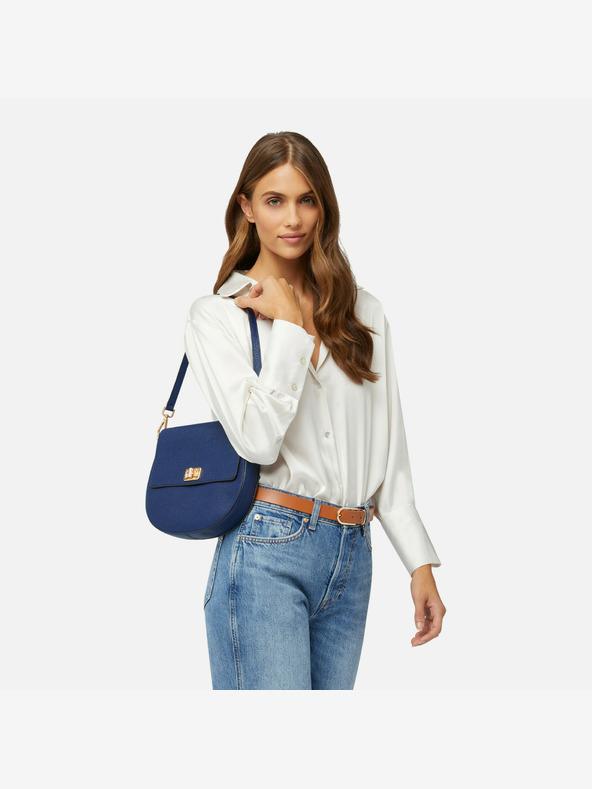 Geox Tmavomodrá dámska kabelka Geox Flavie