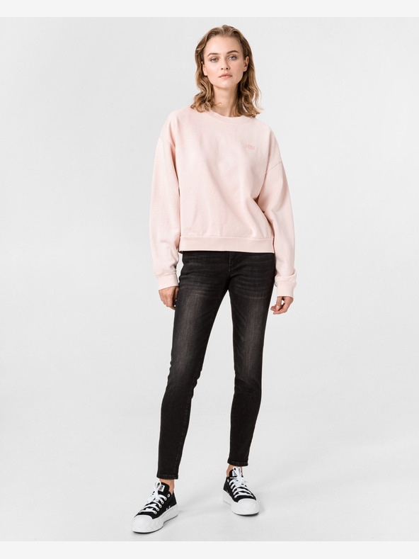 Vero Moda Čierne dámske džínsy slim fit Vero Moda Ella