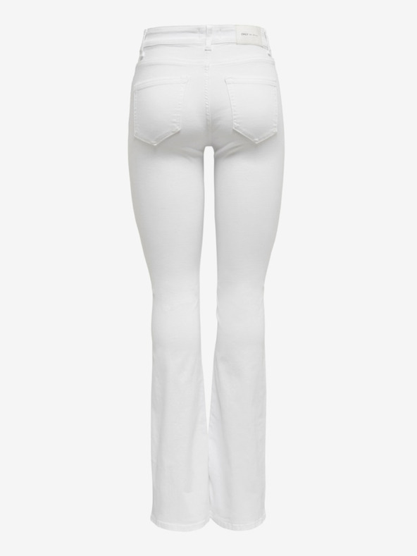 ONLY Biele dámske skinny džínsy ONLY