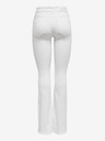 ONLY Biele dámske skinny džínsy ONLY