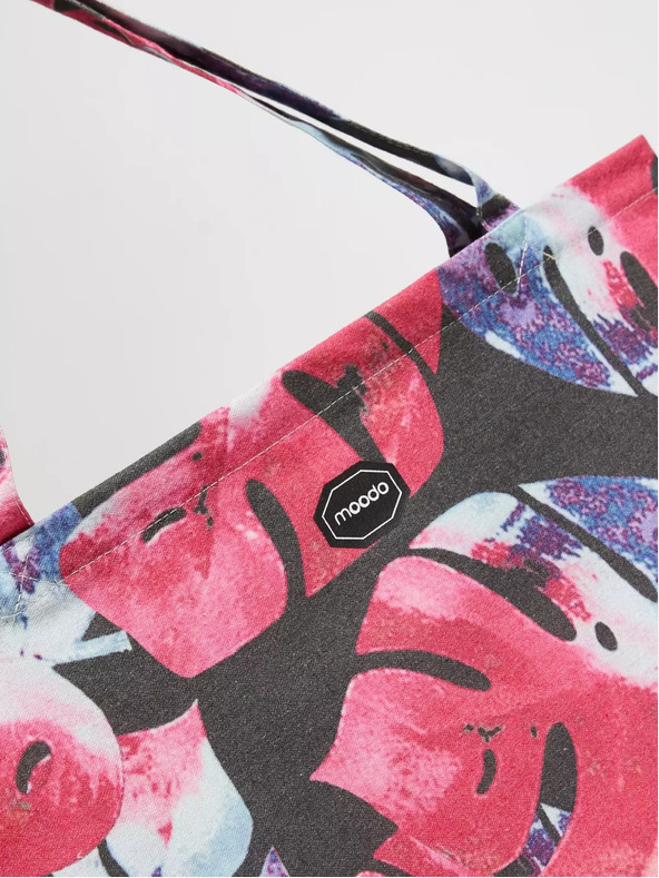 Moodo Modro-ružová dámska vzorovaná taška Moodo