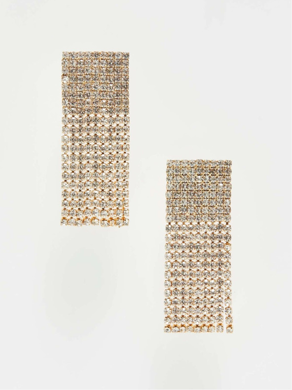 Moodo Dámske náušnice zlatej farby Moodo