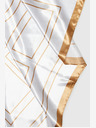 Moodo Biely dámsky vzorovaný šál Moodo
