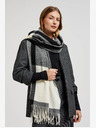 Moodo Bielo-čierny dámsky šál Moodo