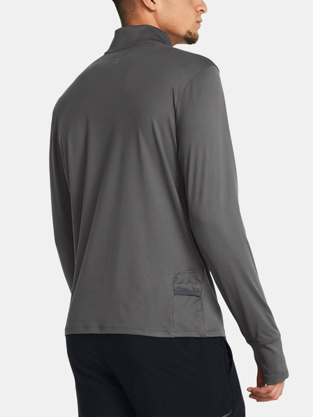 Under Armour Pánske tričko Under Armour UA LAUNCH PRO 1/4 ZIP-GRY