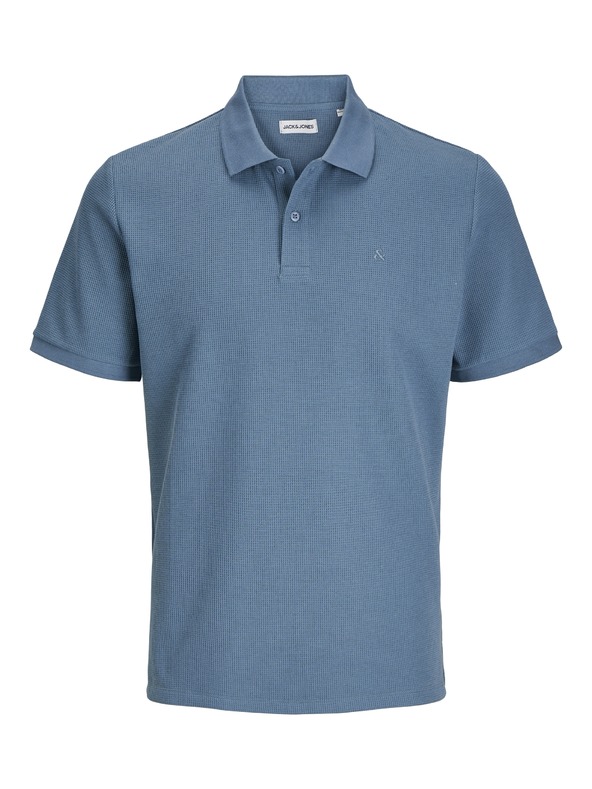 Jack & Jones Modré pánske polo tričko Jack & Jones