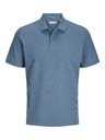 Jack & Jones Modré pánske polo tričko Jack & Jones