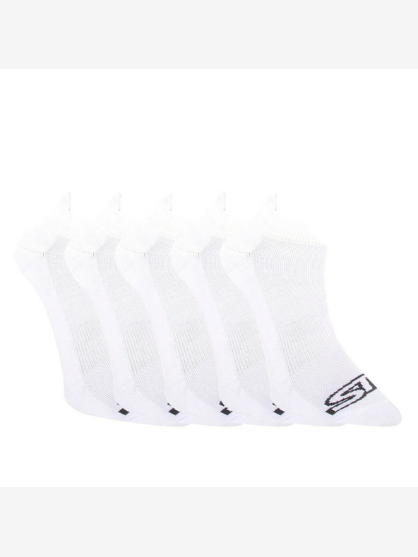 Styx Ponožky 5PACK Styx Low White
