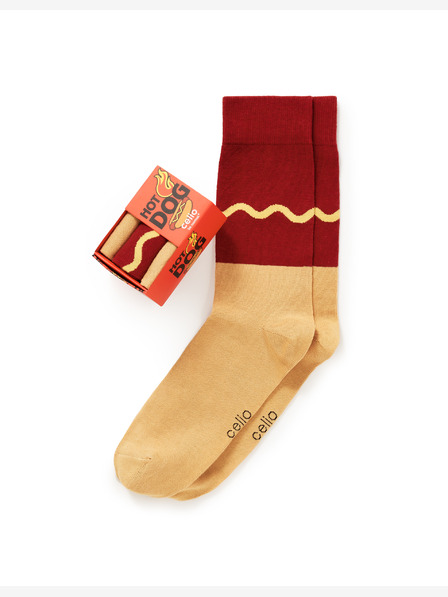 Celio Hotdog ponožky darčekové balenie jedna veľkosť Celio