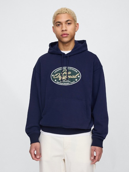 GAP Oversize mikina s logom Americana GAP