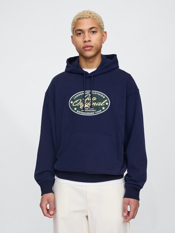 GAP Oversize mikina s logom Americana GAP
