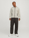 Jack & Jones Jack & Jones Pánska béžová mikina s kapucňou