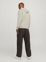 Jack & Jones Jack & Jones Pánska béžová mikina s kapucňou