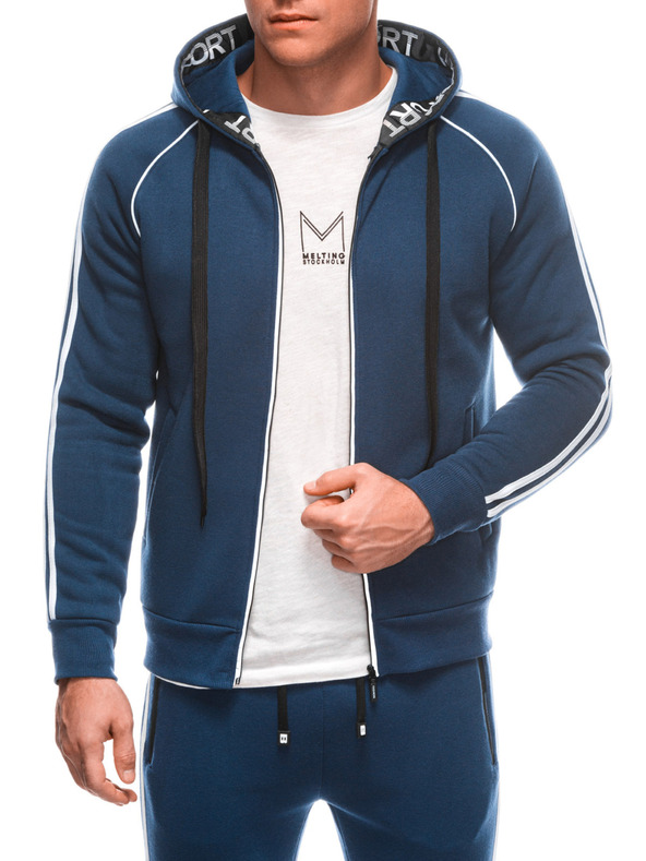 Edoti Pánska mikina a tepláky modré Edoti