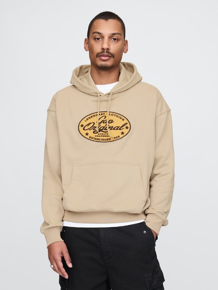 GAP Oversize mikina s logom Americana GAP
