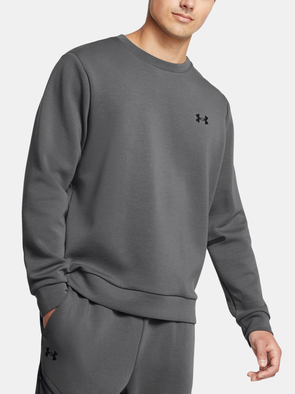Under Armour Pánska mikina Under Armour UA Unstoppable Flc Crew EU-GRY