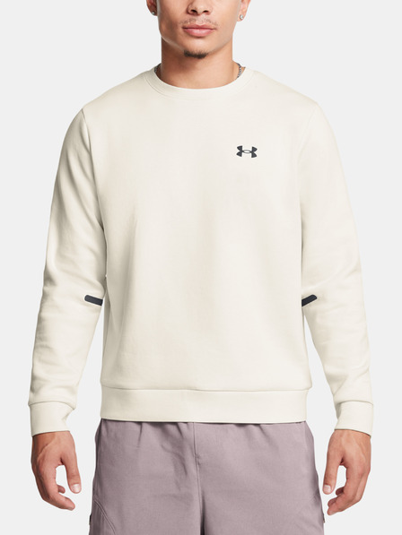 Under Armour Pánska mikina Under Armour UA Unstoppable Flc Crew EU-WHT
