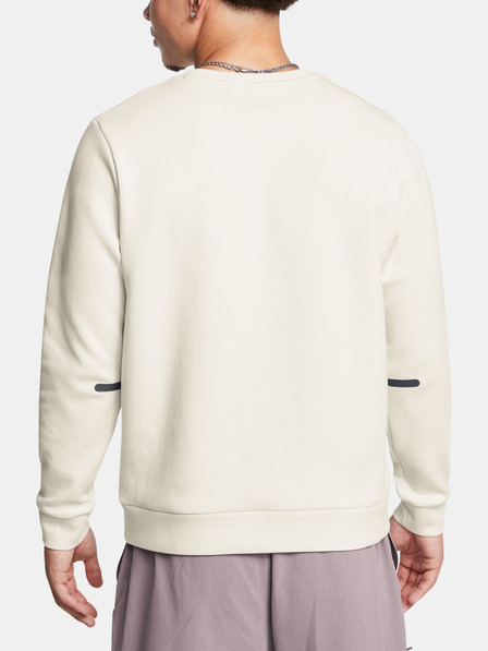 Under Armour Pánska mikina Under Armour UA Unstoppable Flc Crew EU-WHT