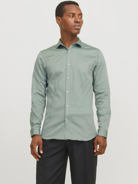 Jack & Jones Zelená pánska košeľa Jack & Jones
