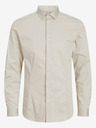 Jack & Jones Béžová pánska košeľa Jack & Jones