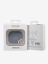 Guess Guess 4G Script PC/PU Charm kryt pre AirPods 3 čierny