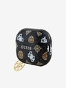 Guess Guess PU 4G Pivoňkový šarm obal pre AirPods Pro 2 čierny