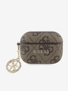 Guess Guess 4G Script PC/PU Charm Case pre AirPods Pro 2 Brown