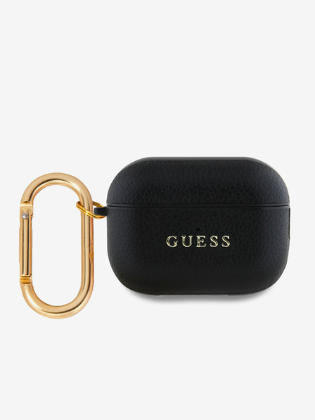Guess Guess PU Grained Classic Logo puzdro pre AirPods Pro 2 čierne