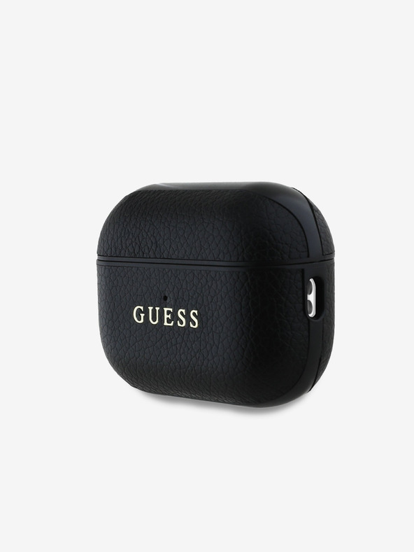 Guess Guess PU Grained Classic Logo puzdro pre AirPods Pro 2 čierne
