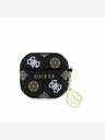 Guess PU 4G Peony Charm Pouzdro pro AirPods 4 Black Obal