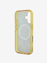 Guess Guess IML 4G Peony MagSafe zadný kryt pre iPhone 16 hnedý