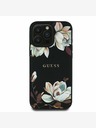 Guess Guess PU Grained Magnolia MagSafe zadný kryt pre iPhone 16 Pro čierny