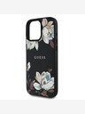 Guess Guess PU Grained Magnolia MagSafe zadný kryt pre iPhone 16 Pro čierny