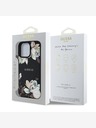 Guess Guess PU Grained Magnolia MagSafe zadný kryt pre iPhone 16 Pro čierny