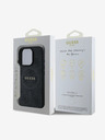 Guess PU Leather 4G Colored Ring MagSafe Zadní Kryt pro iPhone 16 Pro Max Black Obal na telefón
