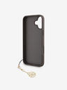 Guess Guess 4G Charm zadný kryt pre iPhone 16 Tone on Tone Brown