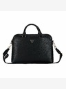 Guess Taška na notebook Guess PU Grained Triangle Logo 15/16" Black