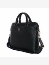 Guess Taška na notebook Guess PU Grained Triangle Logo 15/16" Black