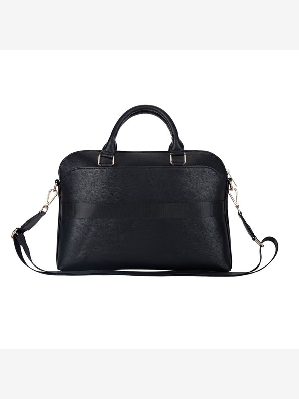 Guess Taška na notebook Guess PU Grained Triangle Logo 15/16" Black