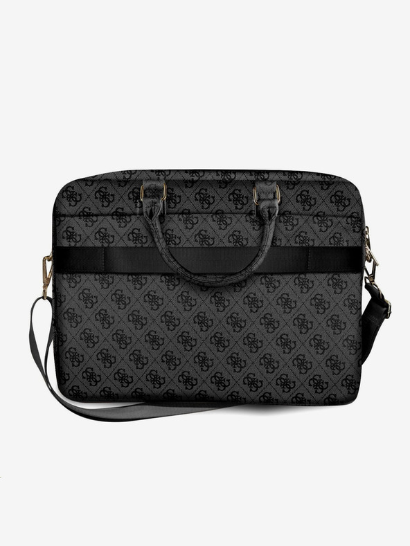 Guess Guess PU 4G Metal Logo taška na notebook 15/16 sivá"