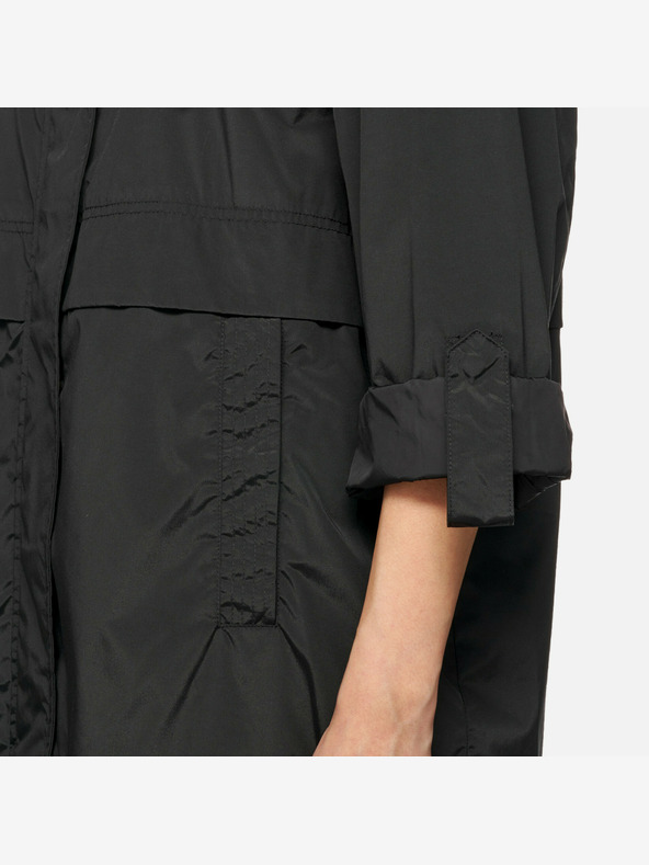 Geox Čierna dámska parka Geox Dandra