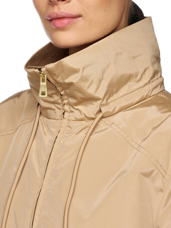 Geox Svetlohnedá dámska bunda Geox Dandra